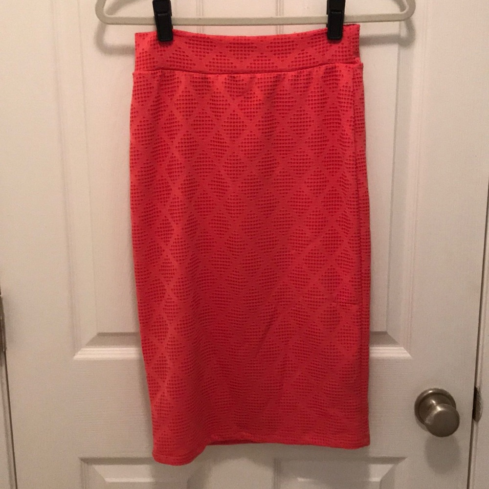 Textured Pencil Skirt